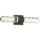 Beale LED 18 inch Black Lustre Bathroom Vanity Light Wall Light