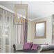 Berlin 5 Light 16.5 inch Argentum and Gold Pendant Ceiling Light
