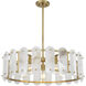 Antolini 5 Light 28.5 inch Warm Brass Pendant Ceiling Light