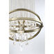 Mannheim 9 Light 21.45 inch Noble Brass Chandelier Ceiling Light