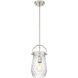 St. Clare 1 Light 7 inch Polished Nickel Mini Pendant Ceiling Light