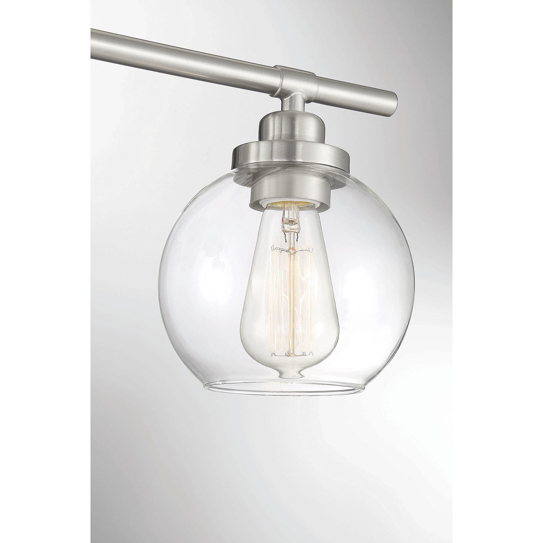 Carson 1 Light 5.5 inch Satin Nickel Bathroom Vanity Light Wall Light, Essentials