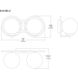 Alhambra 2 Light 16 inch Black with Warm Brass Accents Bathroom Vanity Light Wall Light