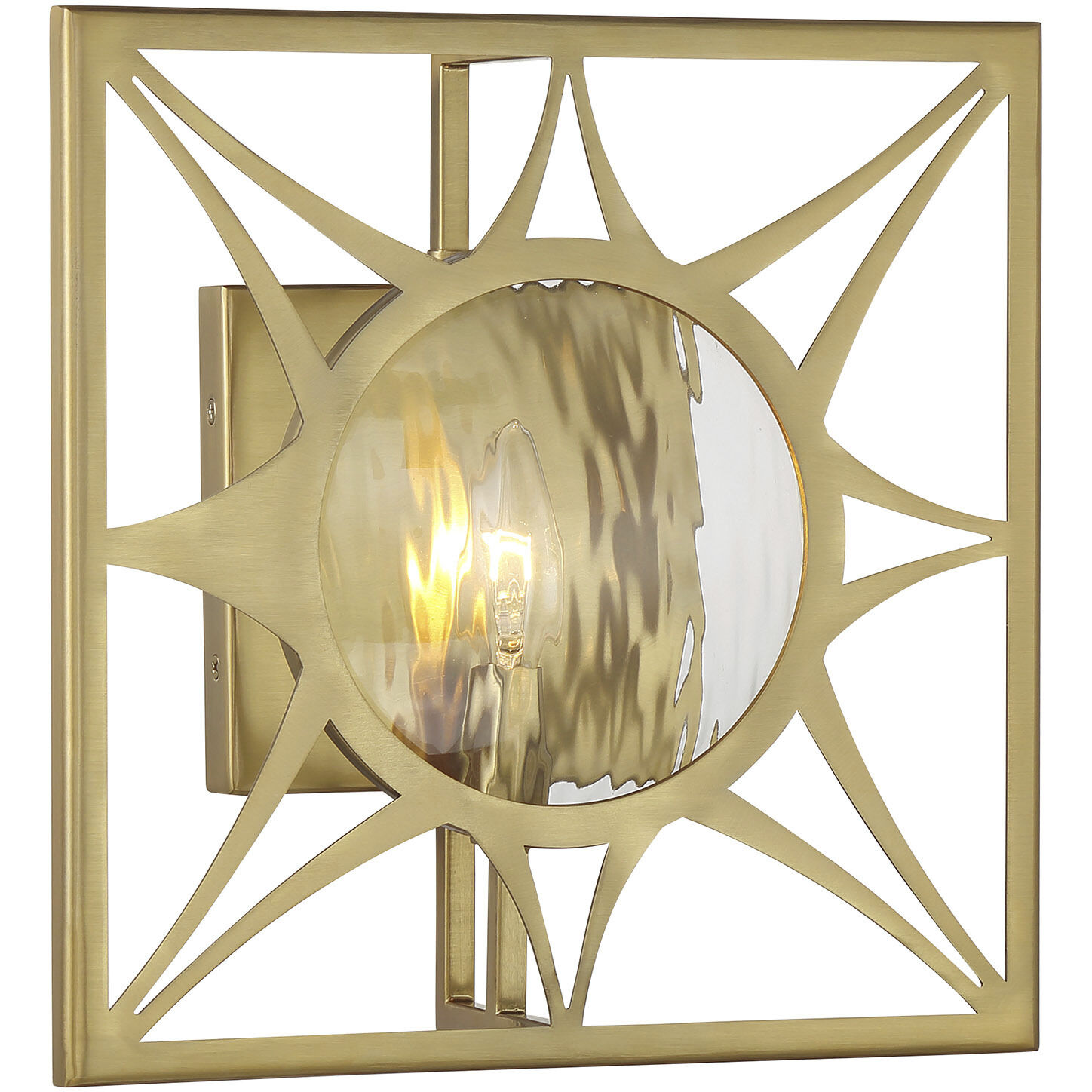 Balfour Wall Sconce Wall Light in Warm Brass