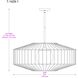 Marcy 1 Light 30 inch Matte Black Pendant Ceiling Light