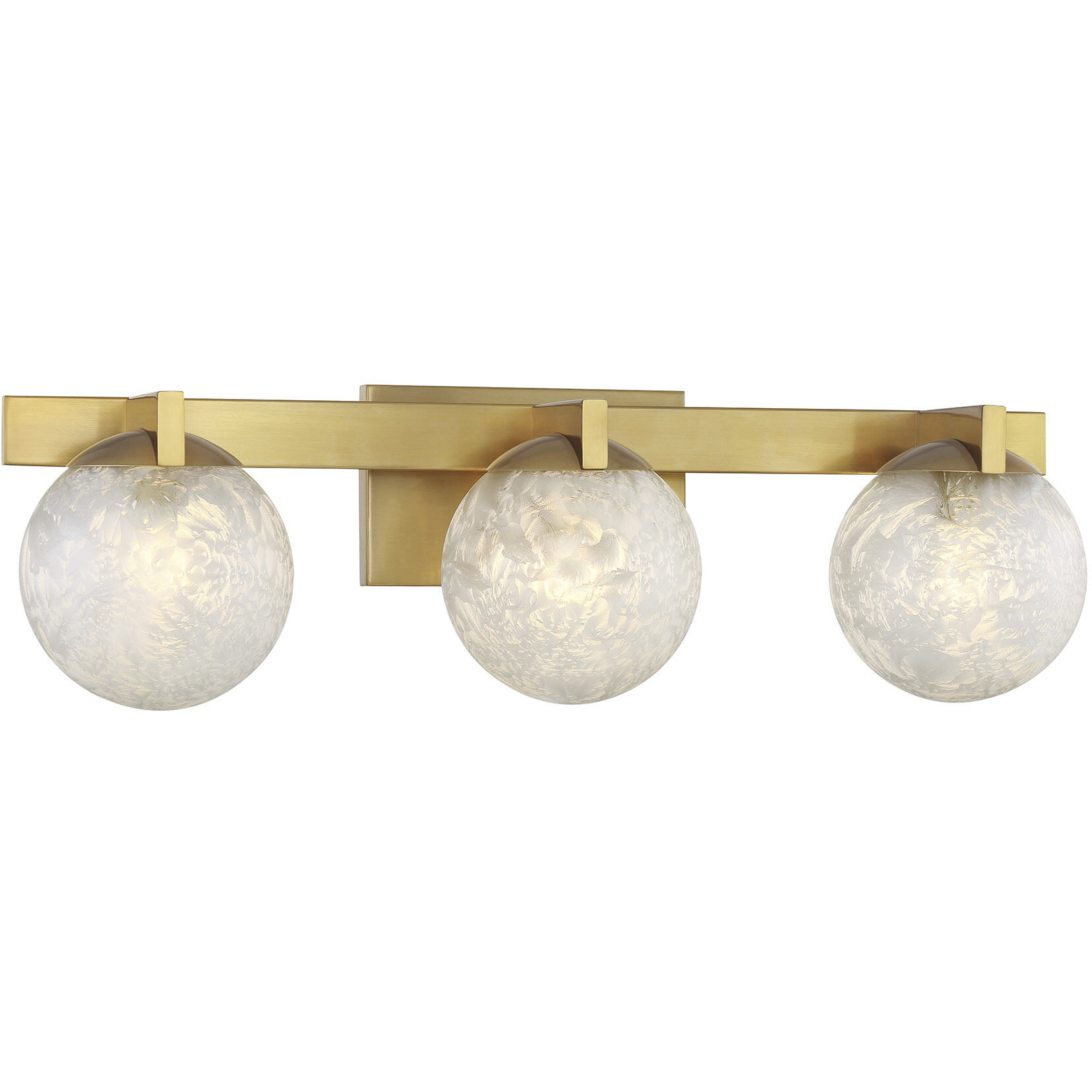 Darien 3 Light 25 inch Warm Brass Bathroom Vanity Light Wall Light