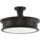 Watkins 3 Light 16 inch Classic Bronze Semi-Flush Ceiling Light, Essentials