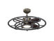 Alsace II 22 inch Reclaimed Wood with Chestnut Blades Outdoor Fan D'lier