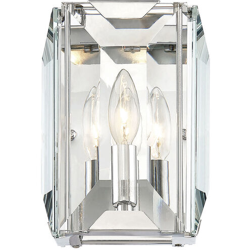 Bangle 1 Light 6 inch Polished Chrome Sconce Wall Light