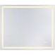Beckett 36 X 30 inch Frost Mirror, Frontlit and Backlit