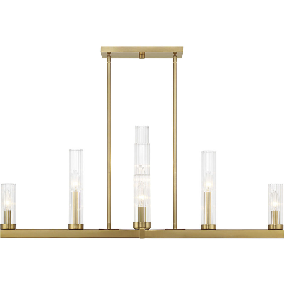 Carina 9 Light 37.75 inch Warm Brass Chandelier Ceiling Light