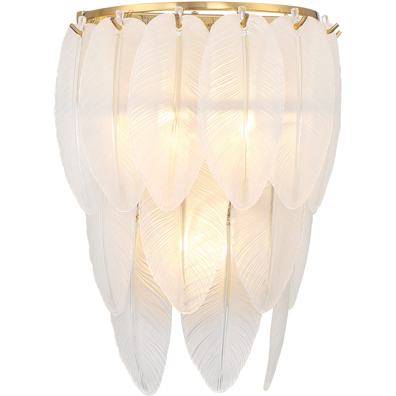 Boa 3 Light 10.5 inch Warm Brass Wall Sconce Wall Light