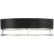 Creswell LED 15 inch Satin Nickel Flush Mount Ceiling Light, Oval