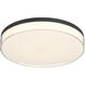 Clarion LED 13 inch Black Flush Mount Ceiling Light