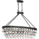 Windham 8 Light 38 inch English Bronze Linear Chandelier Ceiling Light