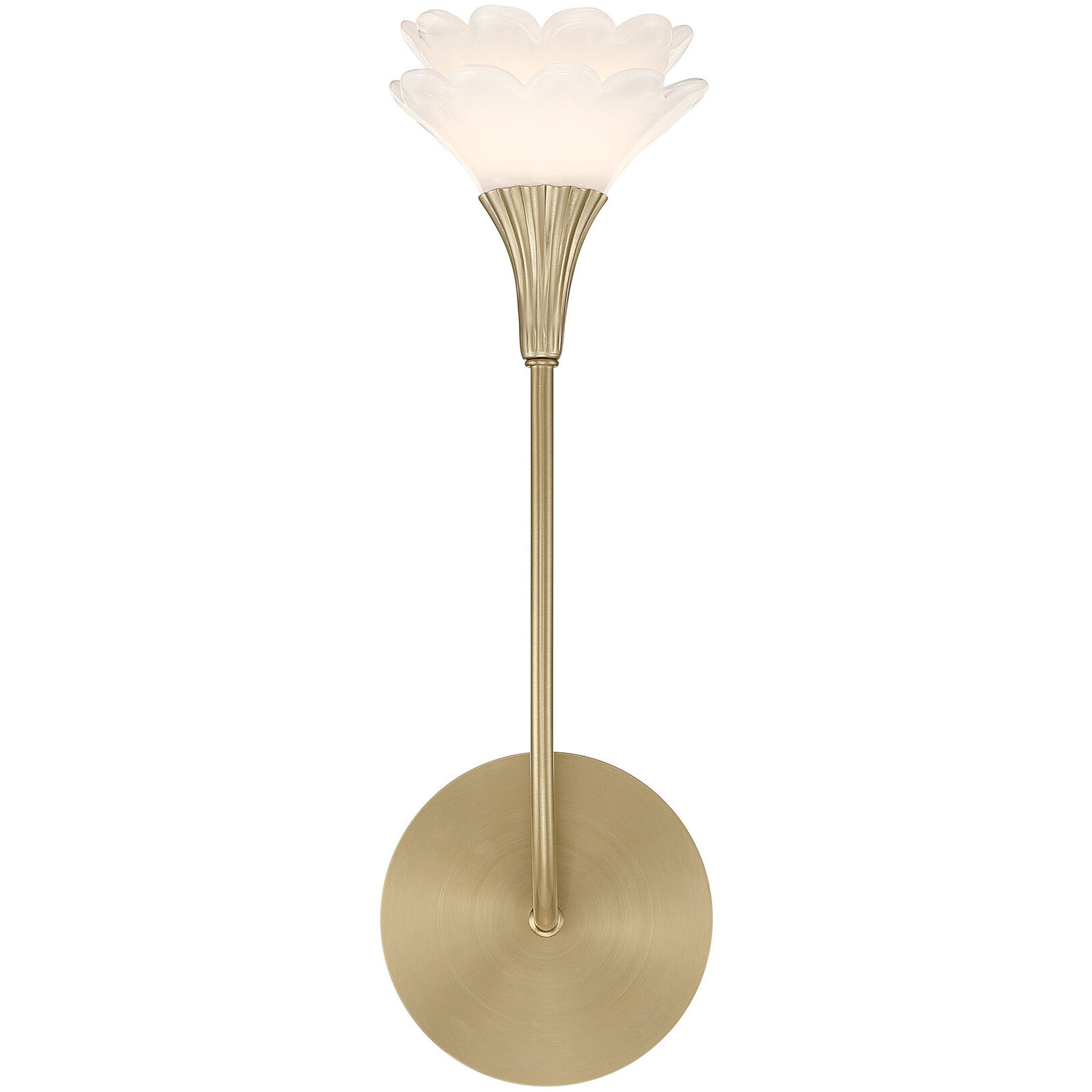 Florena 1 Light 5.38 inch Noble Brass Wall Sconce Wall Light