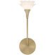 Florena 1 Light 5.38 inch Noble Brass Wall Sconce Wall Light