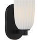 Baldwin 1 Light 4.5 inch Matte Black Wall Sconce Wall Light, Essentials