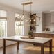 Townsend 5 Light 44 inch Warm Brass Linear Chandelier Ceiling Light, Essentials