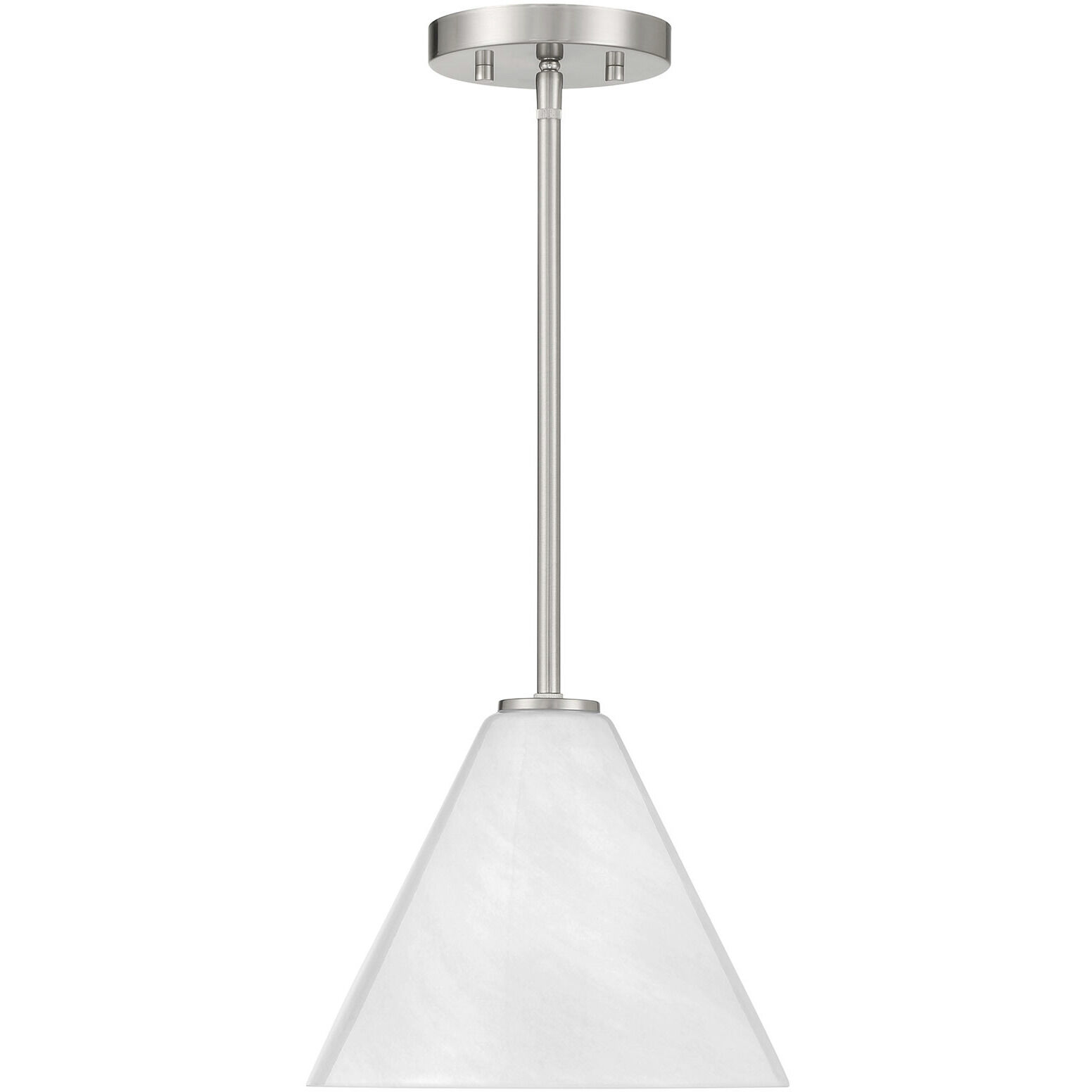 Blair 1 Light 10 inch Satin Nickel Mini-Pendant or Semi-Flush Ceiling Light