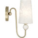 Sheldon 1 Light 5.13 inch Noble Brass Sconce Wall Light