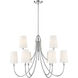 Cameron 9 Light 35 inch Polished Nickel Chandelier Ceiling Light, Essentials
