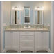 Castel 2 Light 15 inch Satin Nickel Bath Light Wall Light