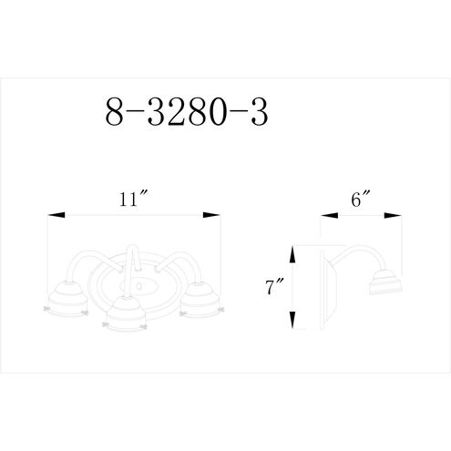 Brighton 3 Light 11 inch Satin Nickel Bathroom Vanity Light Wall Light, Essentials