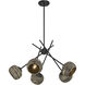 Jasper 5 Light 27.38 inch Matte Black Chandelier Ceiling Light