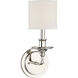 Aubree 1 Light 5.5 inch Polished Nickel Sconce Wall Light
