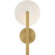 Ainslie LED 8 inch Warm Brass Sconce Wall Light