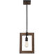 Burgess 1 Light 9.25 inch Durango Mini-Pendant Ceiling Light