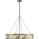 Halstead 8 Light 28.13 inch Antique Patina Chandelier Ceiling Light