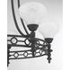 Allston 5 Light 30 inch Matte Black Chandelier Ceiling Light