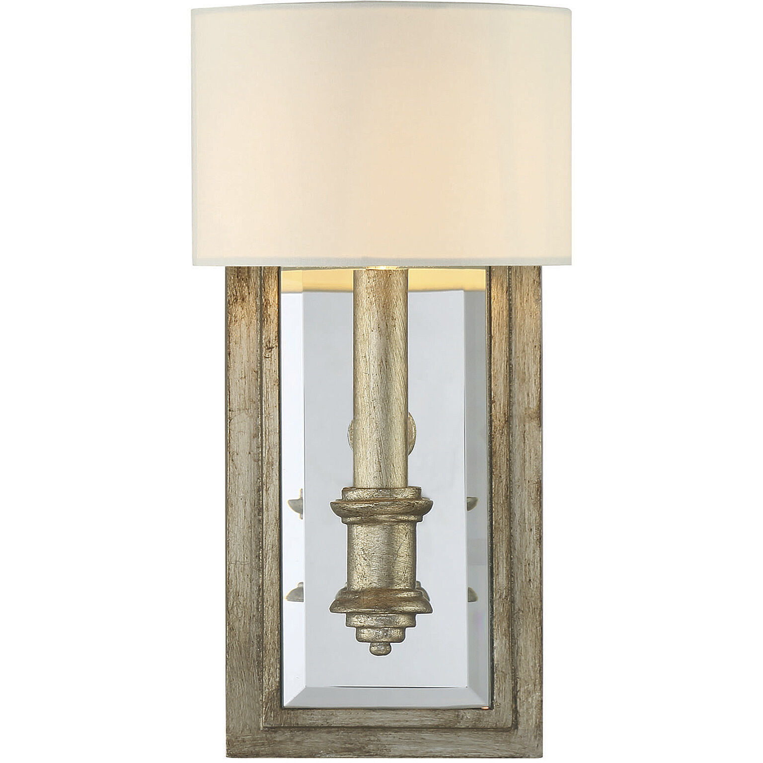Caracas 1 Light 6 inch Argentum Wall Sconce Wall Light