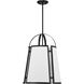 Chartwell 4 Light 16.75 inch Matte Black Pendant Ceiling Light