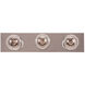 Bar 3 Light 18 inch Polished Chrome Bathroom Vanity Light Wall Light