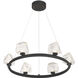 Castello LED 26.5 inch Matte Black Chandelier Ceiling Light