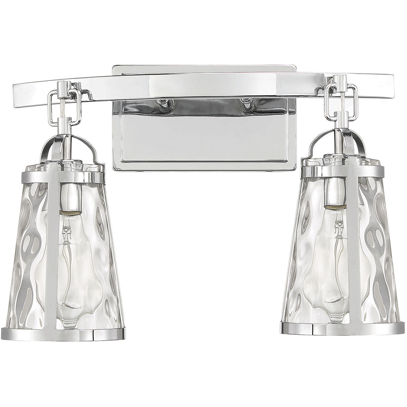 Albany 2 Light 16 inch Polished Chrome Bathroom Vanity Light Wall Light