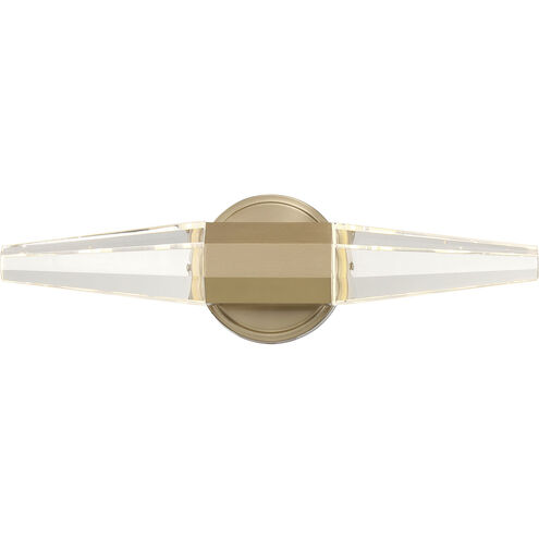 Beaumont LED 18 inch Noble Brass Bathroom Vanity Light Wall Light