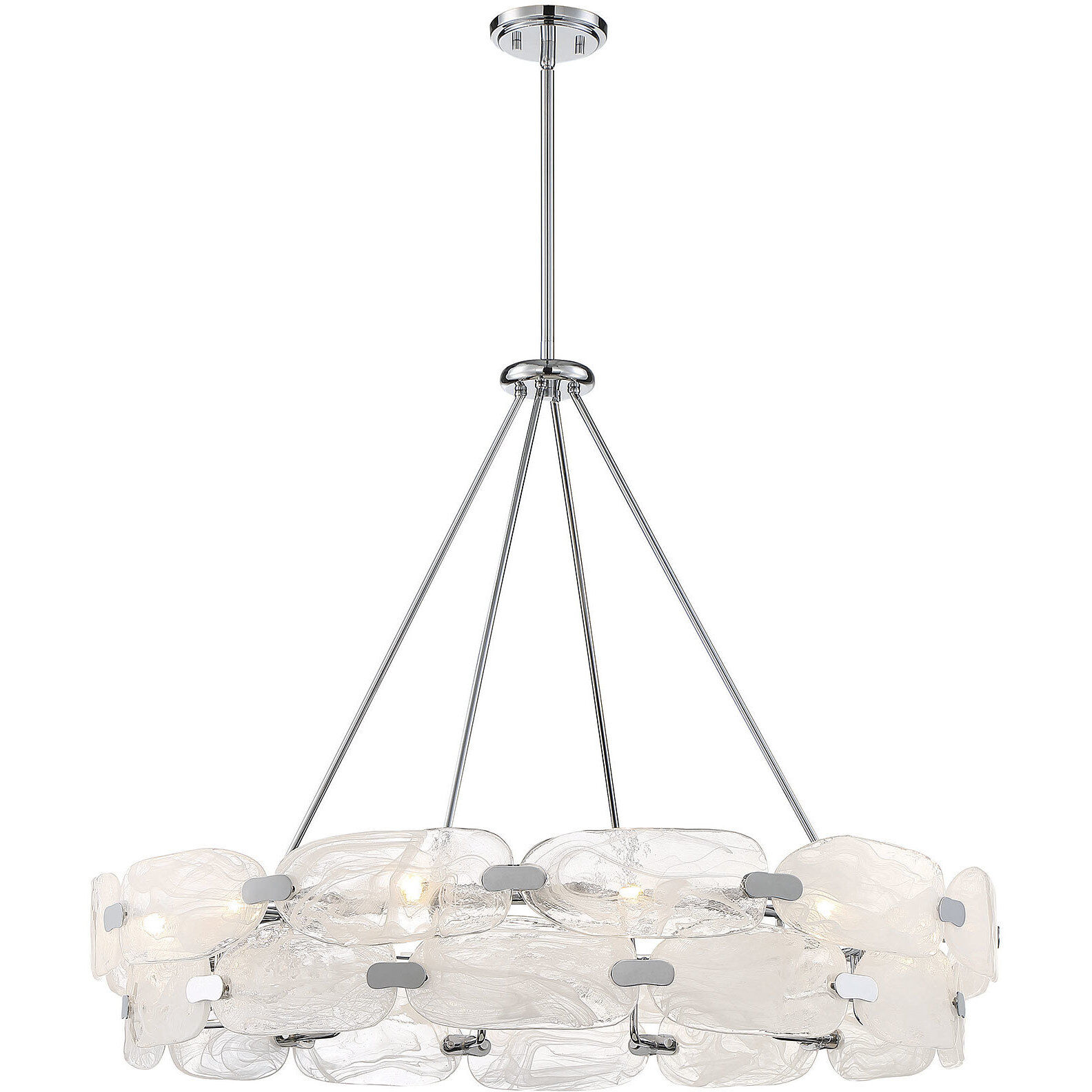 Vasare 12 Light 38 inch Polished Chrome Pendant Ceiling Light