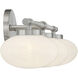 Barrow 3 Light 25 inch Satin Nickel Bathroom Vanity Light Wall Light