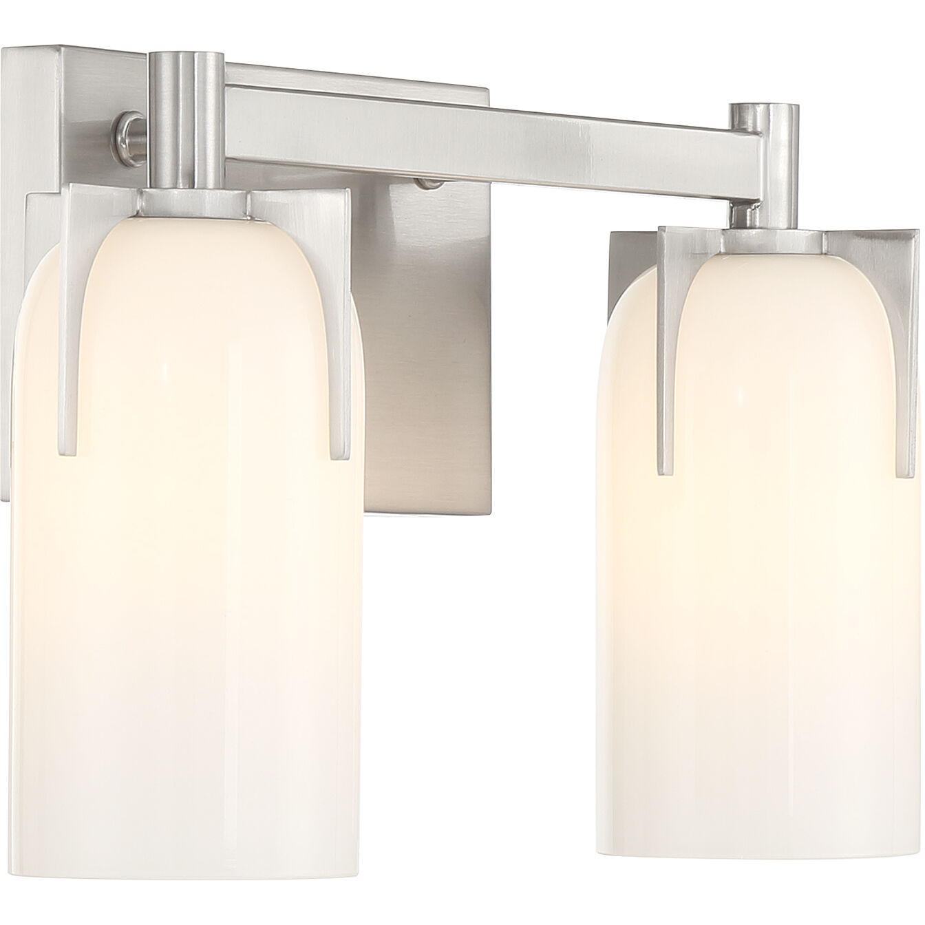 Caldwell 2 Light 14.75 inch Satin Nickel Bathroom Vanity Light Wall Light