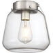 Mclean LED Satin Nickel Fan Light Kit