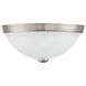 Stella 2 Light 11 inch Satin Nickel Flush Mount Ceiling Light, Essentials