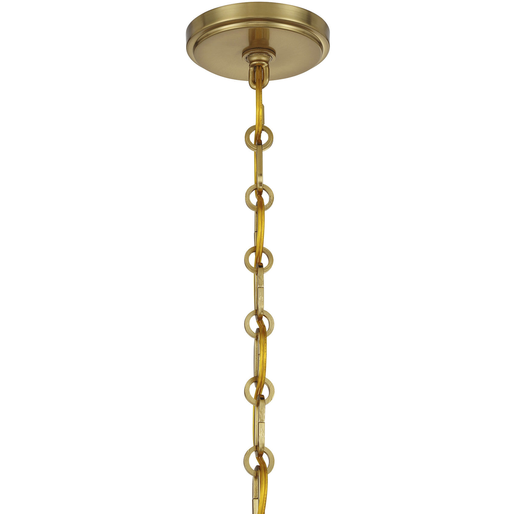 Cabot 1 Light 16 inch Warm Brass Pendant Ceiling Light