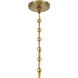 Cabot 1 Light 16 inch Warm Brass Pendant Ceiling Light
