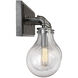 Dansk 4 Light 28.75 inch Galvanized Metal Bathroom Vanity Light Wall Light