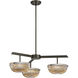 Hubbard LED 30 inch Mediterranean Bronze Chandelier Ceiling Light