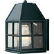 Woodstock 3 Light 24 inch Matte Black Outdoor Wall Lantern